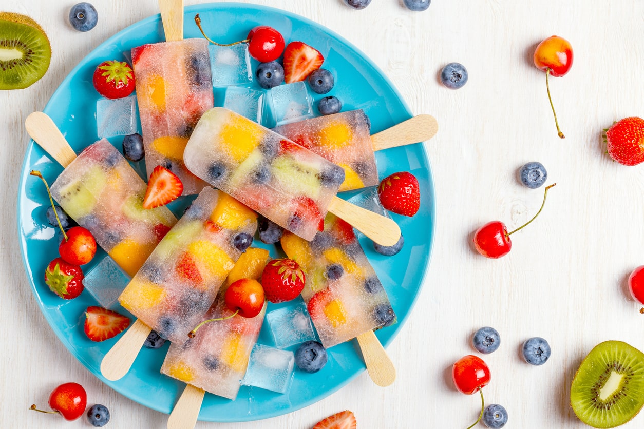 fruity ice licks
